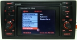 Навигационная оригинальная Audi система автомагнитола 2-din Audi Navigation  plus + 2D  4B0035192F (4B0 035 192 F), AUZ1Z1,  Blaupunkt 7 612 001 371)