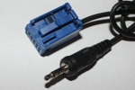 Комплект для установки аудиовхода VW RNS-510/310/315, RCD-510/310/210 и др. с разъемом mini-Jack 3.5мм штекер "папа". 1,5м кабель, Aux-in